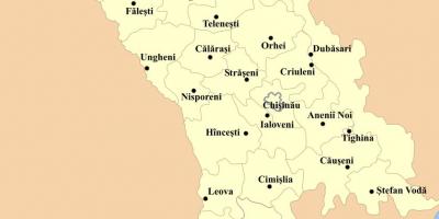 Kort over cahul Moldova